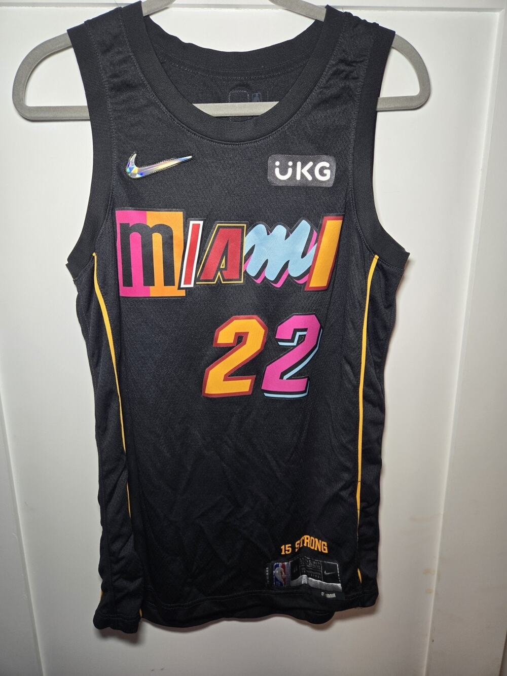 Nike Authentic Miami Heat Jimmy Butler #22 City Edition Mashup Jersey S 44 Mediu